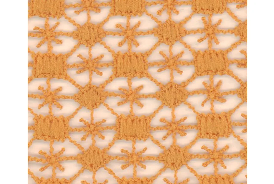 Orange crochet lace detail, Outfitters Festive 2016