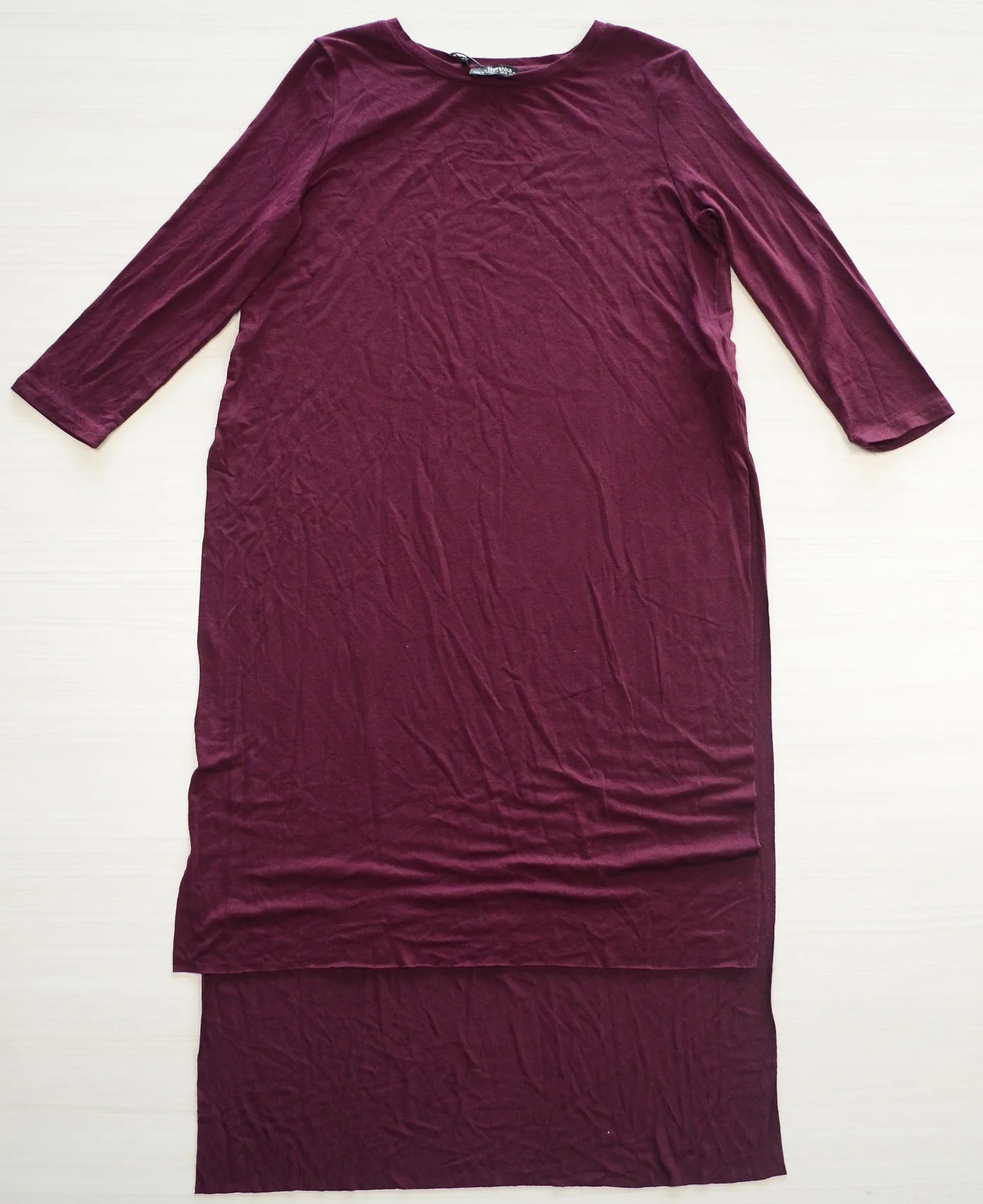 Burgundy jersey dress, Outfitters Winter 2016