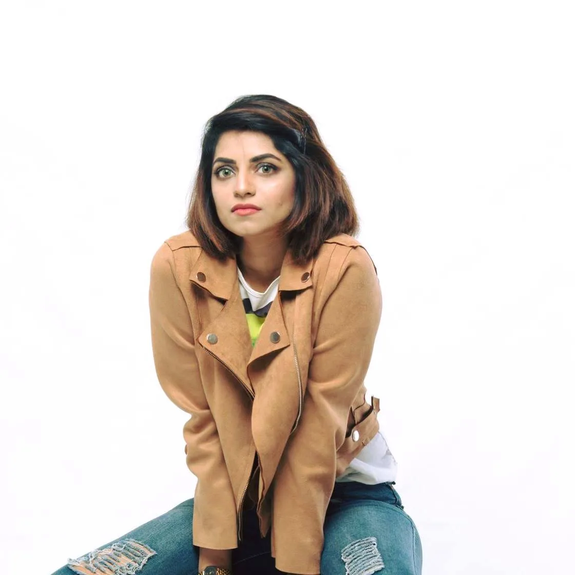 Portrait of Zara Shafiq Khan, studio